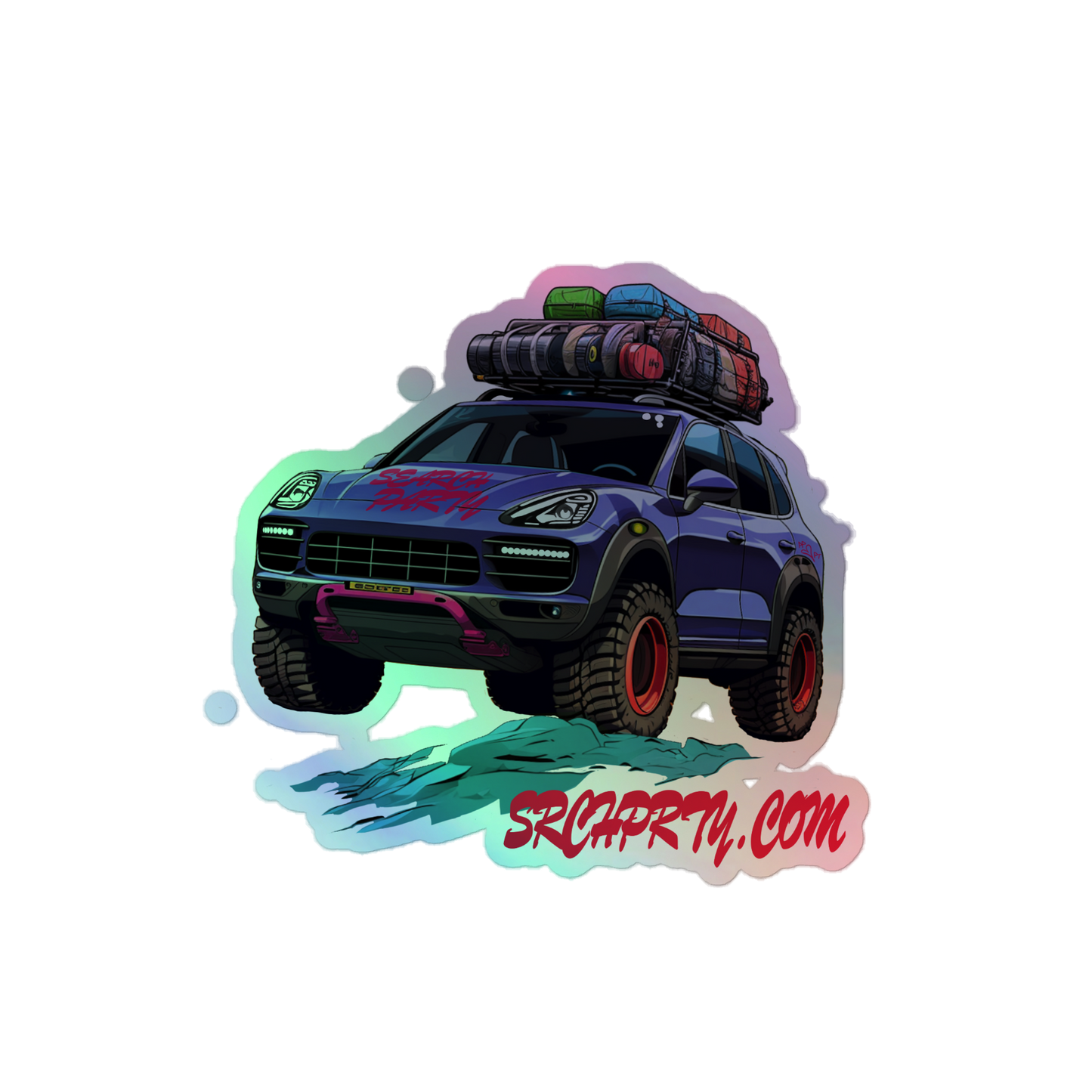 Overland Div | Holographic Sticker